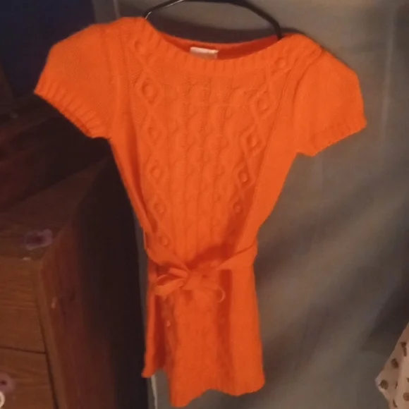 neon orange sweater dress Colorful Sweater Dresses to Keep Warm